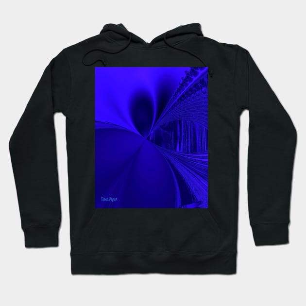 Cobalt Tapestry Hoodie by DANAROPER